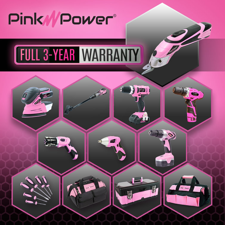 Pink power deals tool set